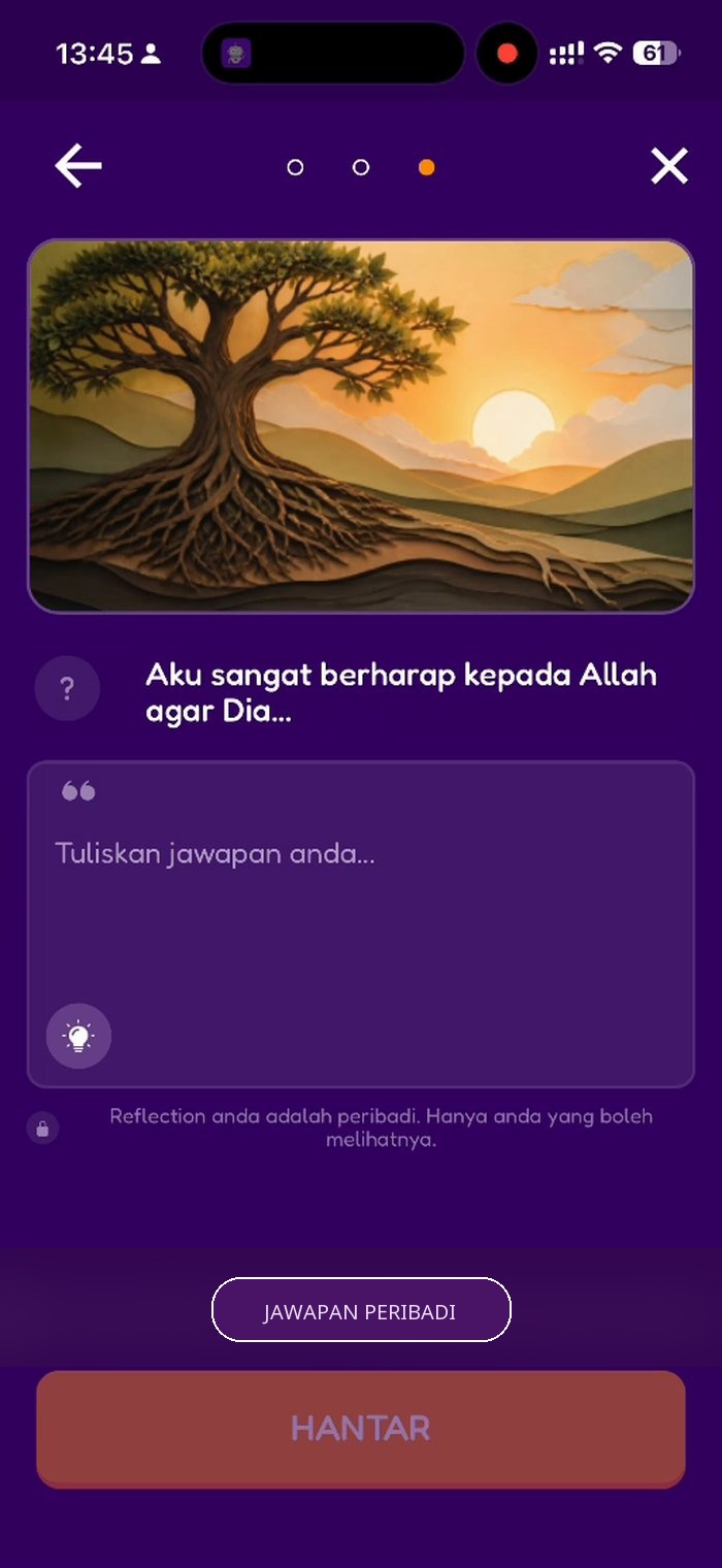 Langkah 5: Buka petunjuk Reflection Al-Ikhlas