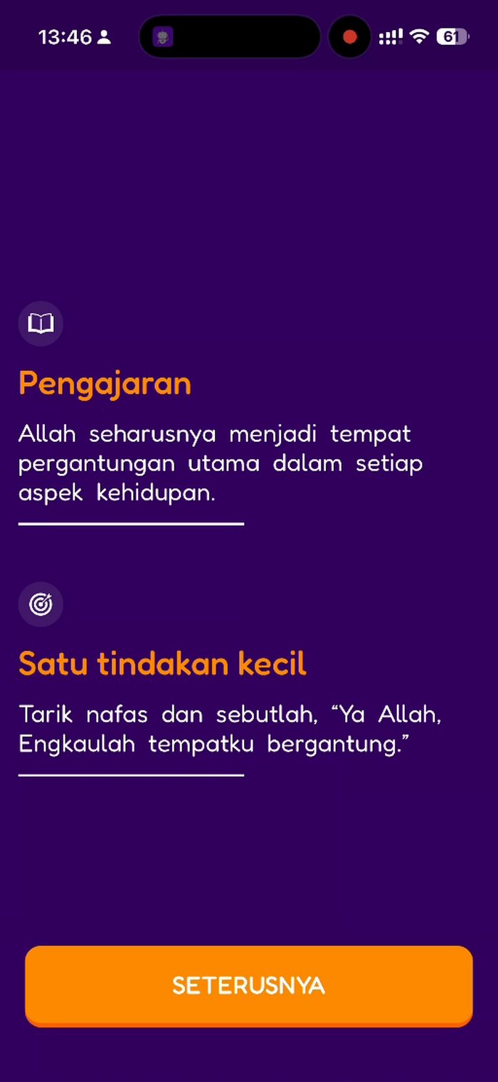 Langkah 6: Pengajaran & tindakan Reflection Al-Ikhlas