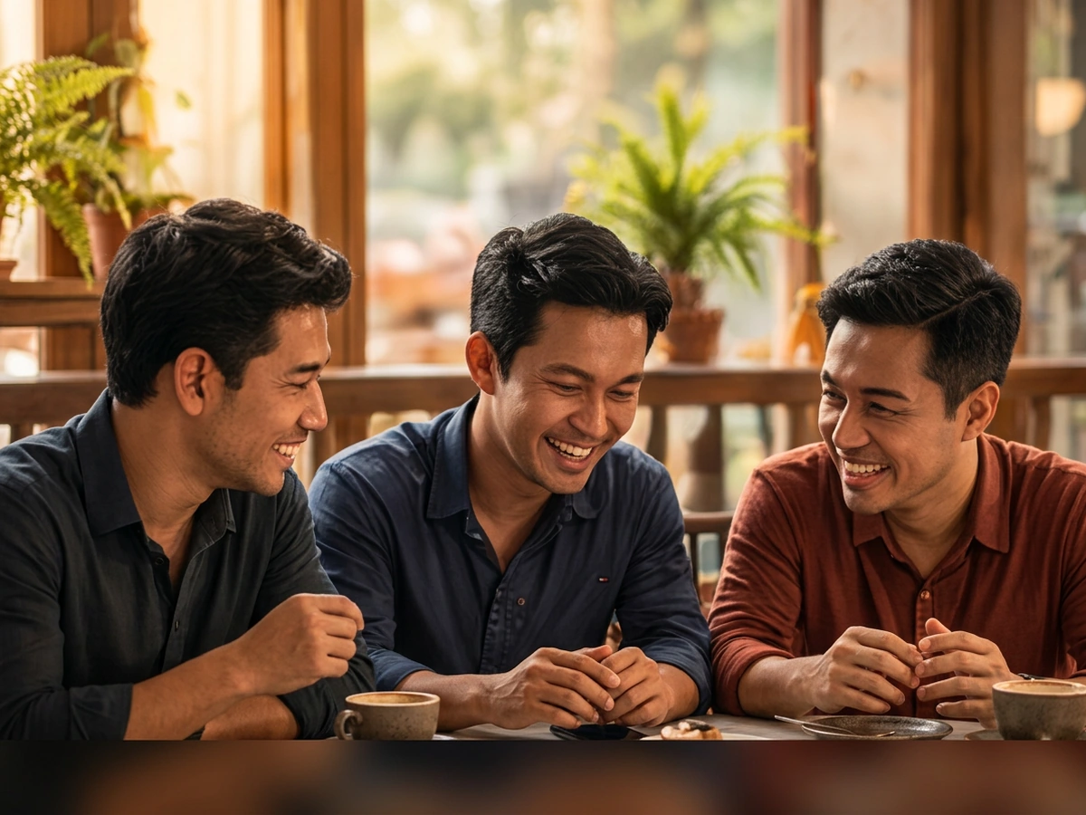 Sekumpulan sahabat berjumpa